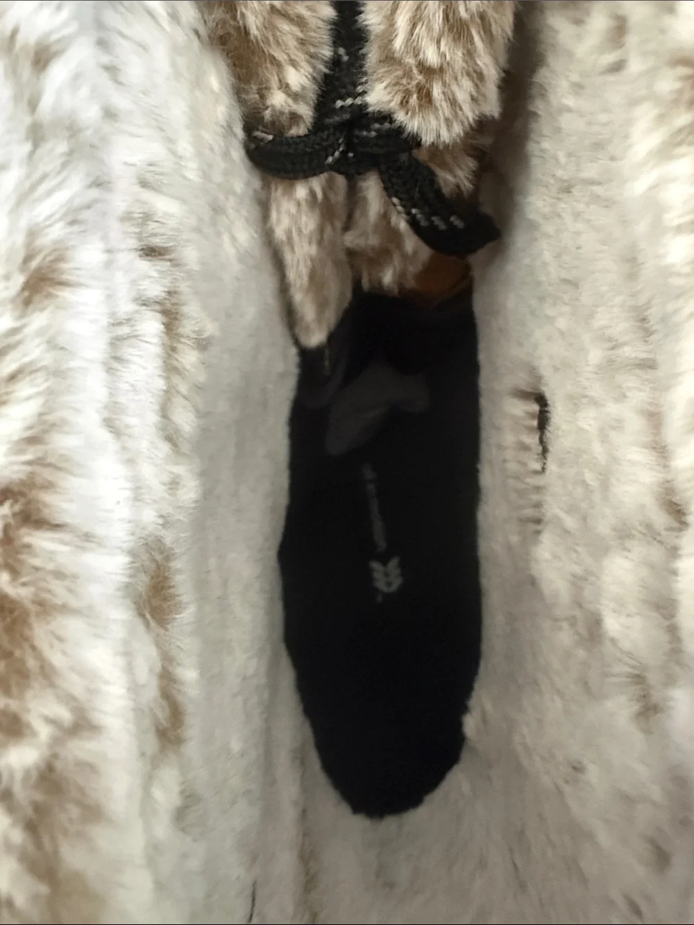 All in Motion Tan leather Faux-Fur Lace-Up Winter Boots